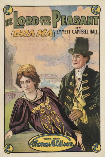 Movie poster for The Lord and the Peasant (1912)