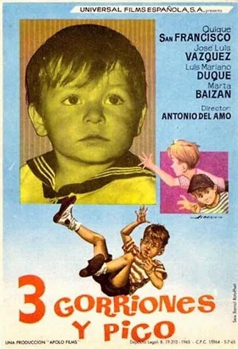 Movie poster for Tres gorriones y pico (1965)