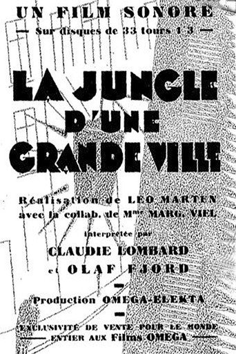 Movie poster for Big City Jungle (1930)