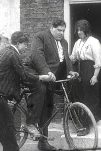 Movie poster for Fat Man on a Bicycle (1914)