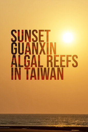 Sunset Guanxin Algal Reefs in Taiwan poster