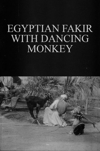 Movie poster for Egyptian Fakir with Dancing Monkey (1903)