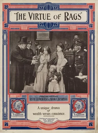 Movie poster for The Virtue of Rags (1912)