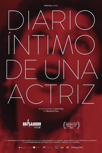Movie poster for Diario íntimo de una actriz