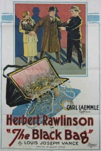 Movie poster for The Black Bag (1922)
