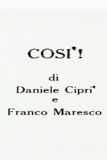 Movie poster for Così! (1988)