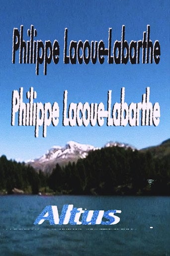 Movie poster for Philippe Lacoue-Labarthe, altus (2013)