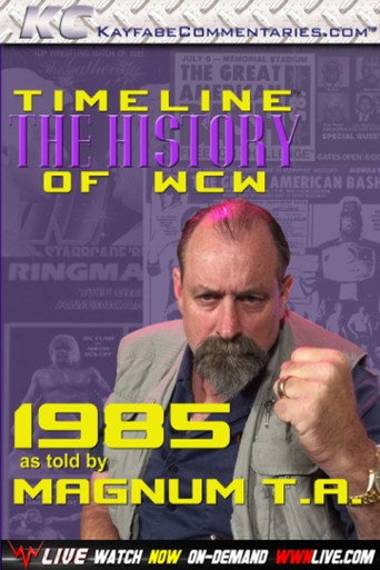 Movie poster for Timeline: The History of WCW – 1985 – As Told By Magnum T.A. (2015)