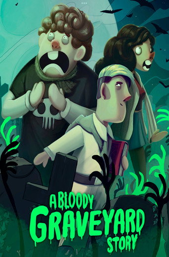 Movie poster for A Bloody Graveyard Story (2022)