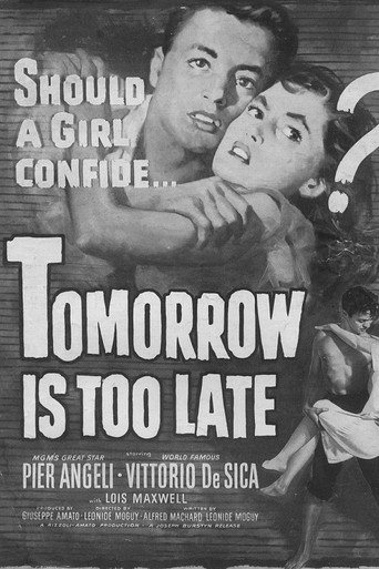 Movie poster for Tomorrow Is Too Late (1950)