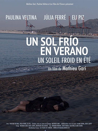 Movie poster for Un sol frío en verano (2016)