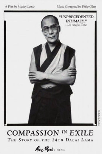Movie poster for Compassion in Exile: The Story of the 14th Dalai Lama (1993)