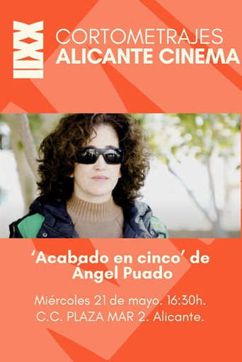 Movie poster for Acabado en cinco