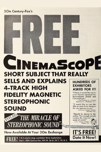 Movie poster for The Miracle of Stereophonic Sound (1954)