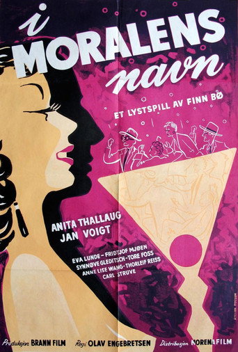 Movie poster for I moralens navn (1954)