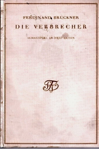 Die Verbrecher poster