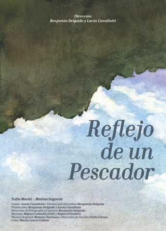 Reflejo de un pescador poster