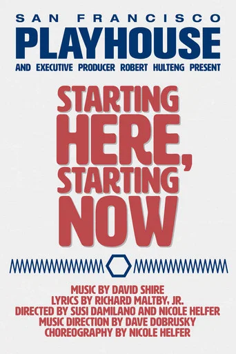 Movie poster for Starting Here, Starting Now (2021)
