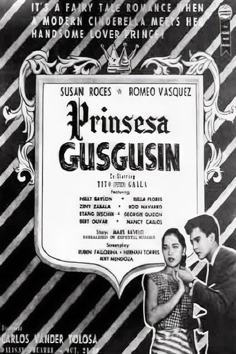 Movie poster for Prinsesa Gusgusin (1957)