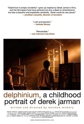 Movie poster for Delphinium: A Childhood Portrait of Derek Jarman (2009)