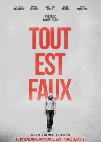 Tout est faux poster