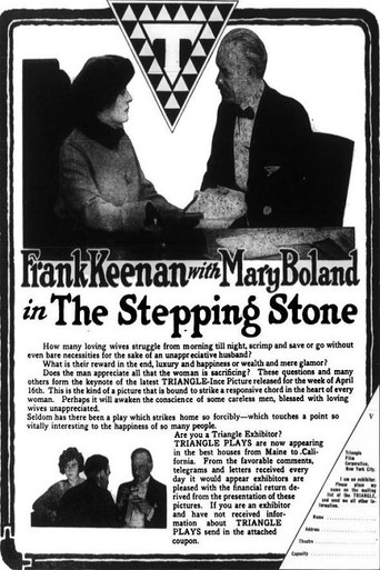 Movie poster for The Stepping Stone (1916)