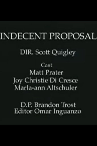 Movie poster for Indecent Proposal (2001)