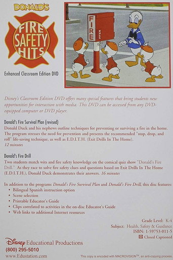 Movie poster for Donald's Fire Drill (1991)