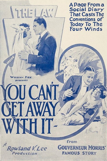 Movie poster for You Can't Get Away with It (1923)