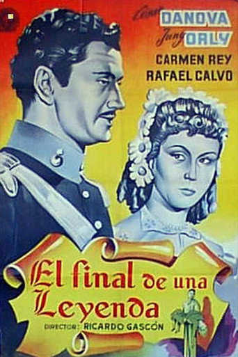 Movie poster for El final de una leyenda (1951)