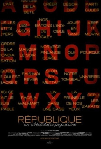 Movie poster for République, un abécédaire populaire