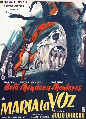 Movie poster for María la Voz (1955)