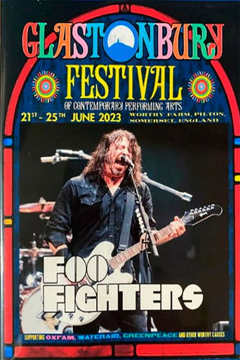 Foo Fighters - Live Glastonbury 2023 poster
