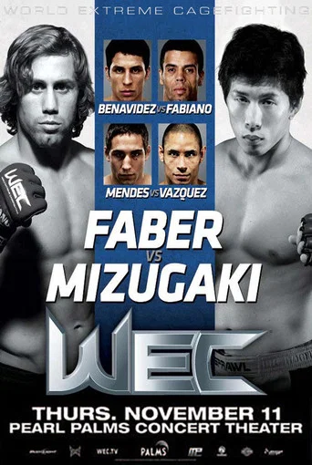 Movie poster for WEC 52: Faber vs. Mizugaki (2010)
