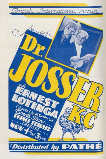 Movie poster for Dr. Josser K.C. (1931)