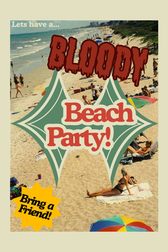 Movie poster for Bloody Beach Party