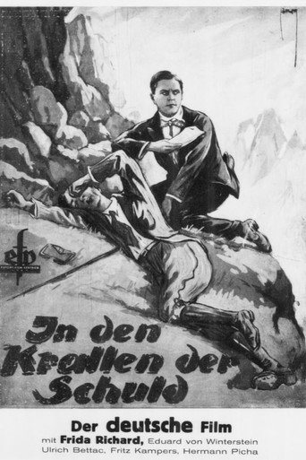 Movie poster for In den Krallen der Schuld (1924)