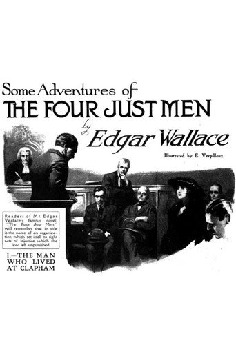 Movie poster for The Four Just Men (1921)
