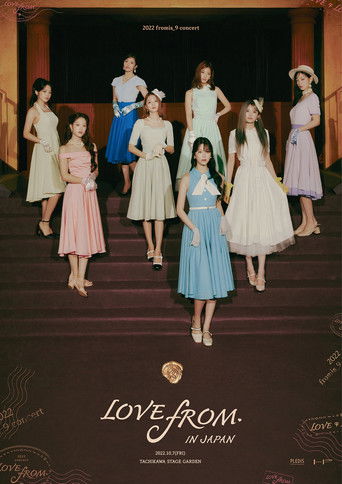 fromis_9 concert ＜LOVE FROM.＞ IN JAPAN poster