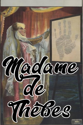 Movie poster for Madame de Thèbes (1915)
