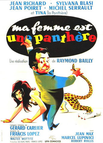 Movie poster for My Wife Is a Panther (1961)