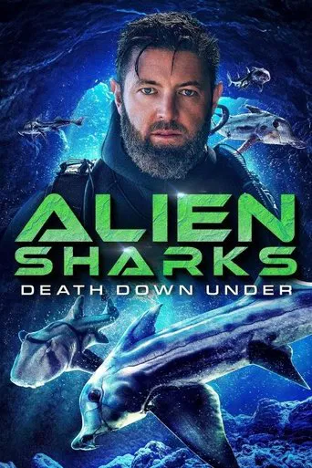 Movie poster for Alien Sharks: Death Down Under (2025)