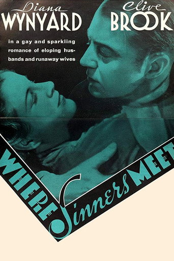 Movie poster for Where Sinners Meet (1934)