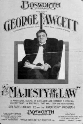 Movie poster for The Majesty of the Law (1915)
