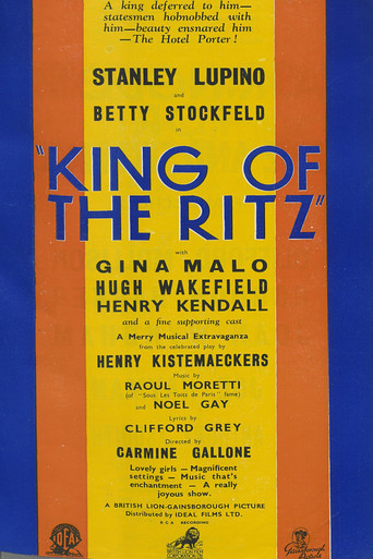Movie poster for King of the Ritz (1933)