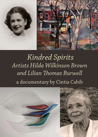 Movie poster for Kindred Spirits: Artists Hilda Wilkinson Brown and Lilian Thomas Burwell (2020)
