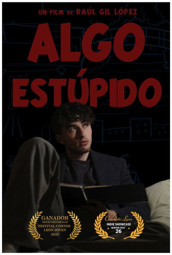 Movie poster for Algo Estúpido (2025)