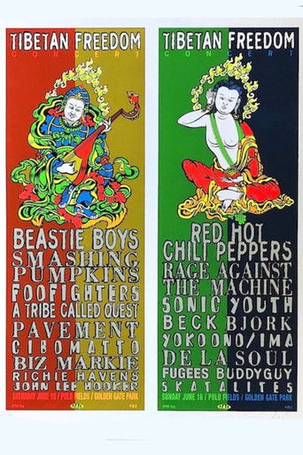 Red Hot Chili Peppers: Tibetan Freedom Concert poster