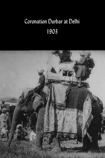 Movie poster for Coronation Durbar at Delhi (1903)
