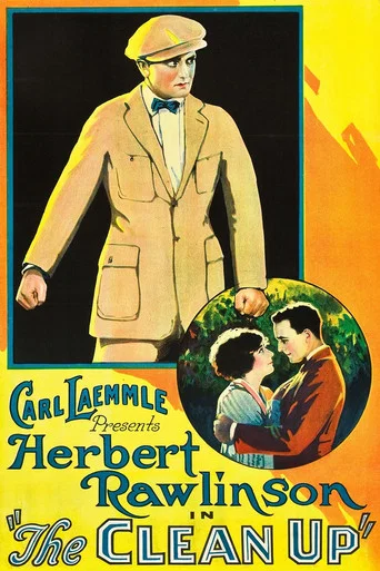 Movie poster for The Clean Up (1923)